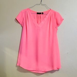 Womens Apt. 9 petite small sheer pink blouse